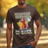 Rats Spelled Backwards Is Star T-Shirt | Funny Rat Lover Gift Tee | Punny Wordplay Animal Graphic Top with Faux Metallic Print & Moon Star