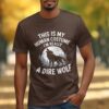 15c9da1f-59f9-4e92-86c1-4a0f40dbb5d6 This Is My Human Costume Im Really A Dire Wolf Funny Halloween TShirt Wolf Lover Gift Cool Graphic Tee Unique Shirt Present