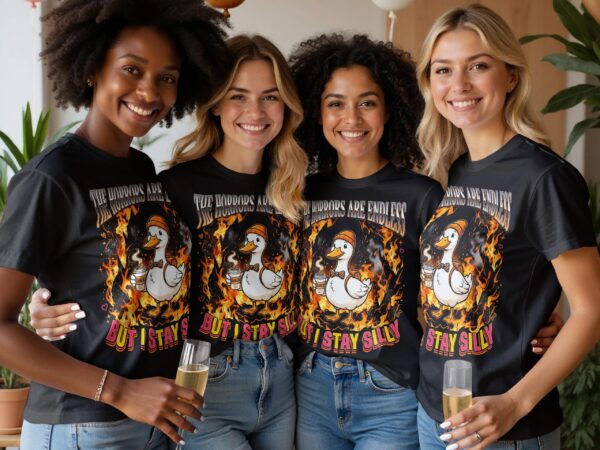 22b7c46f-3a4d-4b5d-8030-3b6e8e32b88c Horrors Are Endless But I Stay Silly T-Shirt