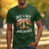 80b594ba-0e17-4a2e-8fcb-f57d42943131 Just A Boy Who Loves Dire Wolves T-Shirt, Funny Dire Wolves Shirt, Unique Gift For Dog Lovers, Trendy Casual Tee, Novelty Graphic Top