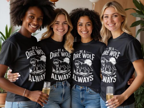 82a81969-6f53-4720-b217-e6e279f43802 Wolf Lover T-Shirt, Be A Dire Wolf Always Tee, Wolf Pack Shirt, Vintage Wolf Graphic Tee, Nature Lover Shirt, Wildlife Enthusiast Tee