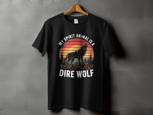 949c27a5-cdf4-4ec6-976c-db00e0751eda Wolf Howling Sunset Retro T-Shirt, Vintage Dire Wolf Graphic Tee, Nature Lover Shirt, Cool Gift Idea, Unique Animal Art, Unisex