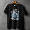 988c1dd2-2a0a-4287-96e0-8688caedbfdb Easily Distracted By Dire Wolves T-Shirt, Moonlit Forest Wolf Graphic Tee, Perfect Gift for Wolf Lovers, Unique Wildlife Shirt