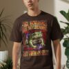 b4836231-f635-45a8-a7f0-bbcc20a22856 Cosmic Frog T-Shirt, The Horrors Are Neverending Yet I Remain Silly, Funny Dark Humor Eldritch Weirdcore Meme Tee