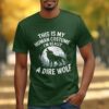 be129cda-8ded-4c83-b71e-5a53bb4e11c0 This Is My Human Costume Im Really A Dire Wolf Funny Halloween TShirt Wolf Lover Gift Cool Graphic Tee Unique Shirt Present