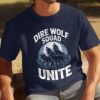 d2fc8f6c-acde-4d7b-aa7e-3995930de364 Dire Wolf Squad Unite Howling Wolf Pack Graphic Tee, Cool Wolf Lover Shirt, Wolves Design T-Shirt, Unique Animal Print Tee, Outdoorsy