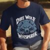 fb000b15-c646-48e4-809e-c493cfcf47cc Dire Wolf Whisperer T-Shirt, Animal Lover Tee, Wolf Face Graphic, Cool Gift, Casual Wear, Unique Design, Soft Comfortable Shirt, Men's