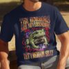 fe092f7d-ec57-46f0-8fdf-10260e399532 Cosmic Frog T-Shirt, The Horrors Are Neverending Yet I Remain Silly, Funny Dark Humor Eldritch Weirdcore Meme Tee